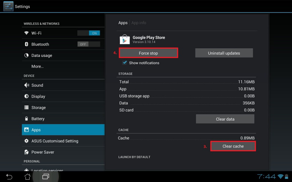 Fix Google Play RPC:S-5:AEC-0 error retrieving information from server