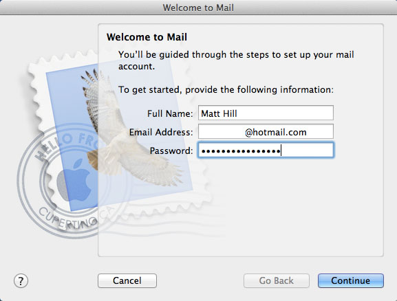 Outlook Or Hotmail IMAP Setup In Mac OSX Mail