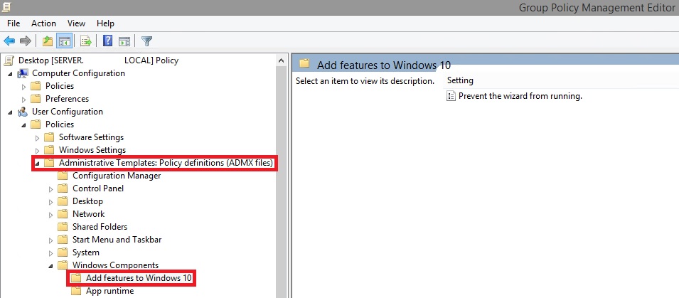 Update GPO ADMX Templates For Windows 10 1703 Creators Update Guide